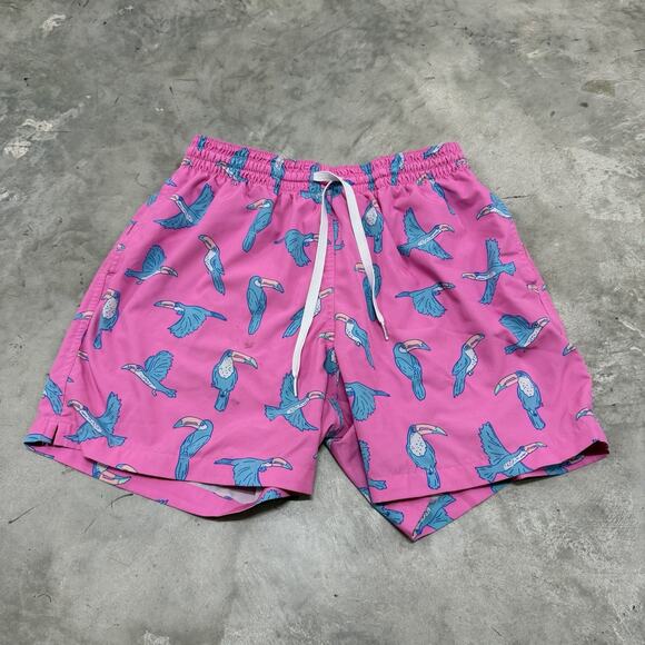 CHUBBIES SWIM TRUNKS "TOUCAN DO IT" (SIZE MED) Read Description - Picture 1 of 10